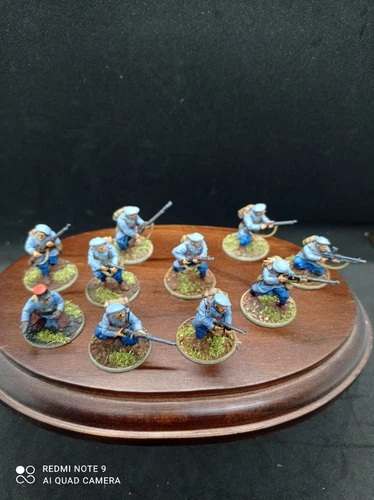 Bolt Action 28mm WW2 French Chasseurs Army 10 men PROPAINTED Warlord Games 3 - Picture 1 of 15