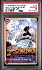 Gum-Gum Jet Gatling (Alternate Art) OP03-072 Premium Booster -The Best- Vol. 2