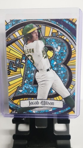 Jacob Wilson #BG-5 2023 Bowman Draft Glass card