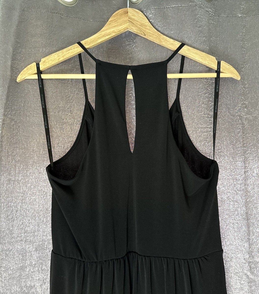 BCBGeneration Della Womens Medium Black Draped Mi… - image 7