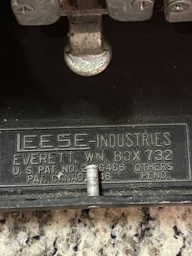 VINTAGE SENIOR-LEESE INDUSTRIES COIN SORTER MACHINE - Picture 6 of 6