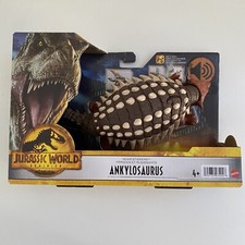 Jurassic Park Dominion Roar Strikers Ankylosaurus Dinosaur Toy with Roar Sound