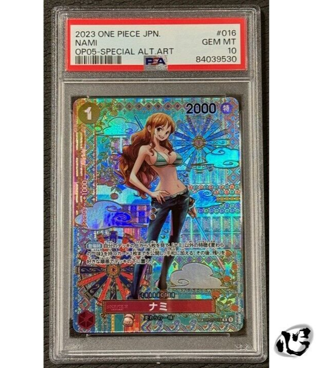 PSA 10 Nami OP01-016 Special Alt Art One Piece Card PSA 10 Nami OP01-016 Special Alt Art One Piece Card