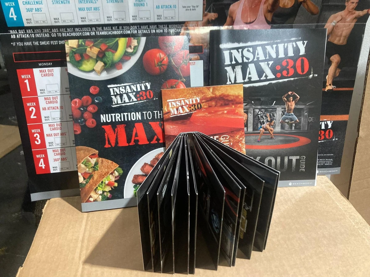 INSANITY MAX:30 Base Kit DVD Workout, 60 Day Total Body Conditioning  Program, Home Gym Bodyweight Exercise Program, No Workout Equipment Needed,, Insanity Workout Buy Online