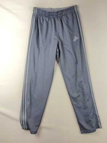 Adidas Mens Track Pants Sweatpants Gray 