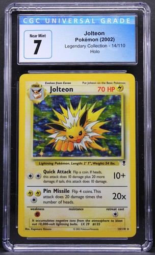 Jolteon graded CGC 7 for sale on eBay