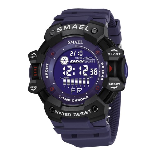 SALE SMAEL Mens Sports Casual Waterproof Military LED Digital Quartz Wrist Watch - Picture 17 of 19