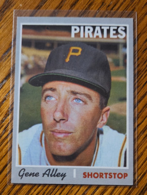 Gene Alley -1970 Topps No.566 - Pittsburgh Pirates - See Picks for Condition