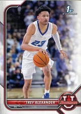 Trey Alexander 2021-22 Bowman University - 1st #14 - Creighton Bluejays