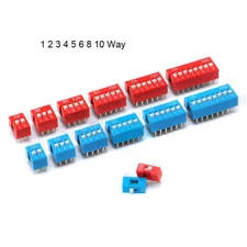 Toggle Switch 1way 2way 3way 4way 5way 6way 8way 10way DIP DIL Switch PCB 2.54mm