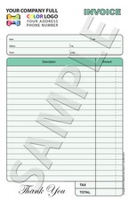 100 Color Custom Invoice / Sales Receipt / Estimate / Quote / Carbonless