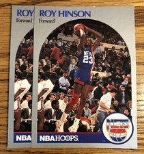 (2)Roy Hinson 1990-91 NBA Hoops Nets #198  *6107*