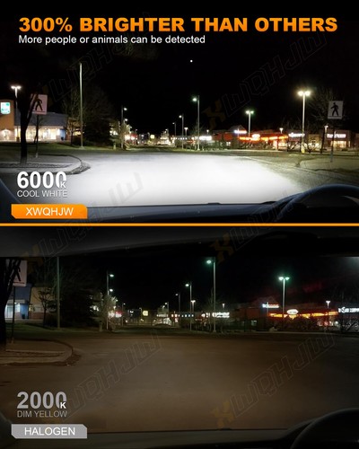Combo de faros LED altos bajos + faros antiniebla 6000K para Dodge Magnum 2005-2008 - Imagen 6 de 11