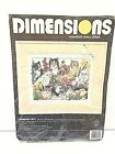 New ListingDimensions Counted Cross Stitch Kit Garden Cats Nos