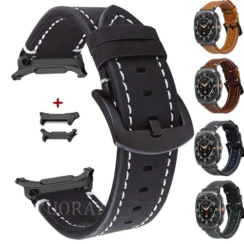 Lederarmband für Samsung Galaxy Watch Ultra 47mm Smart Watch Band Bracelet - Bild 7 von 84