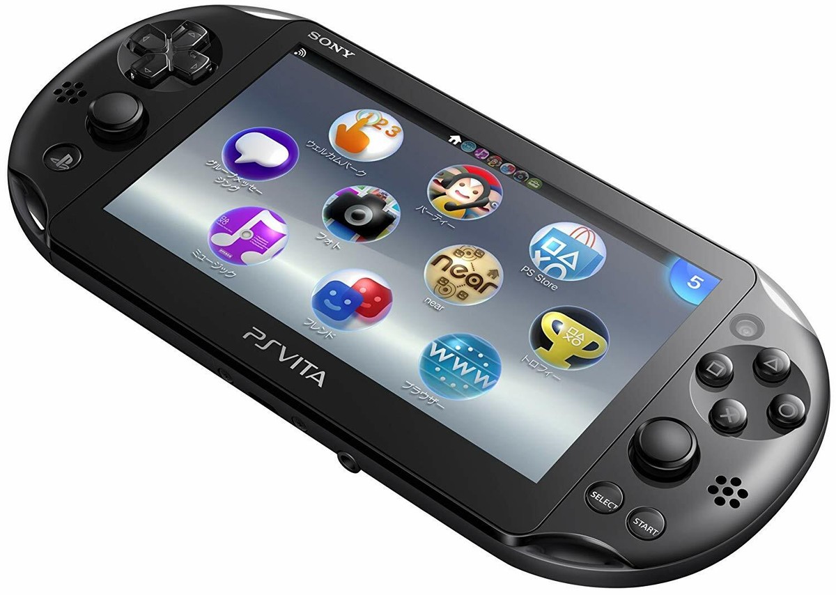 (中古品)SONY PlayStationVITA PCH-2000 ZA11 Sony PlayStation PS VITA Console Wi-Fi Model Black PCH-2000