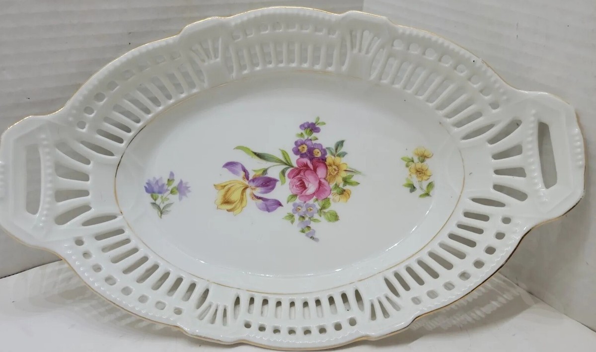 Vintage Porcelain Dish, Lion Mark, Germany U.S. Zone, Excellent