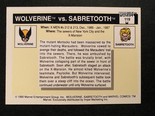 Finish Your Set - 1990 Impel Marvel Universe Series 1 Cards - Combined Shipping - Picture 239 of 329