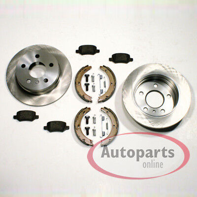 ATE BREMSEN BREMSSCHEIBEN BREMSBELÄGE HINTEN MERCEDES A KLASSE W168 VANEO 414