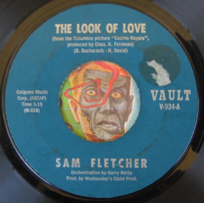 HEAR Sam Fletcher 45 Look Of Love / You Better Come Home R&B soul jazz