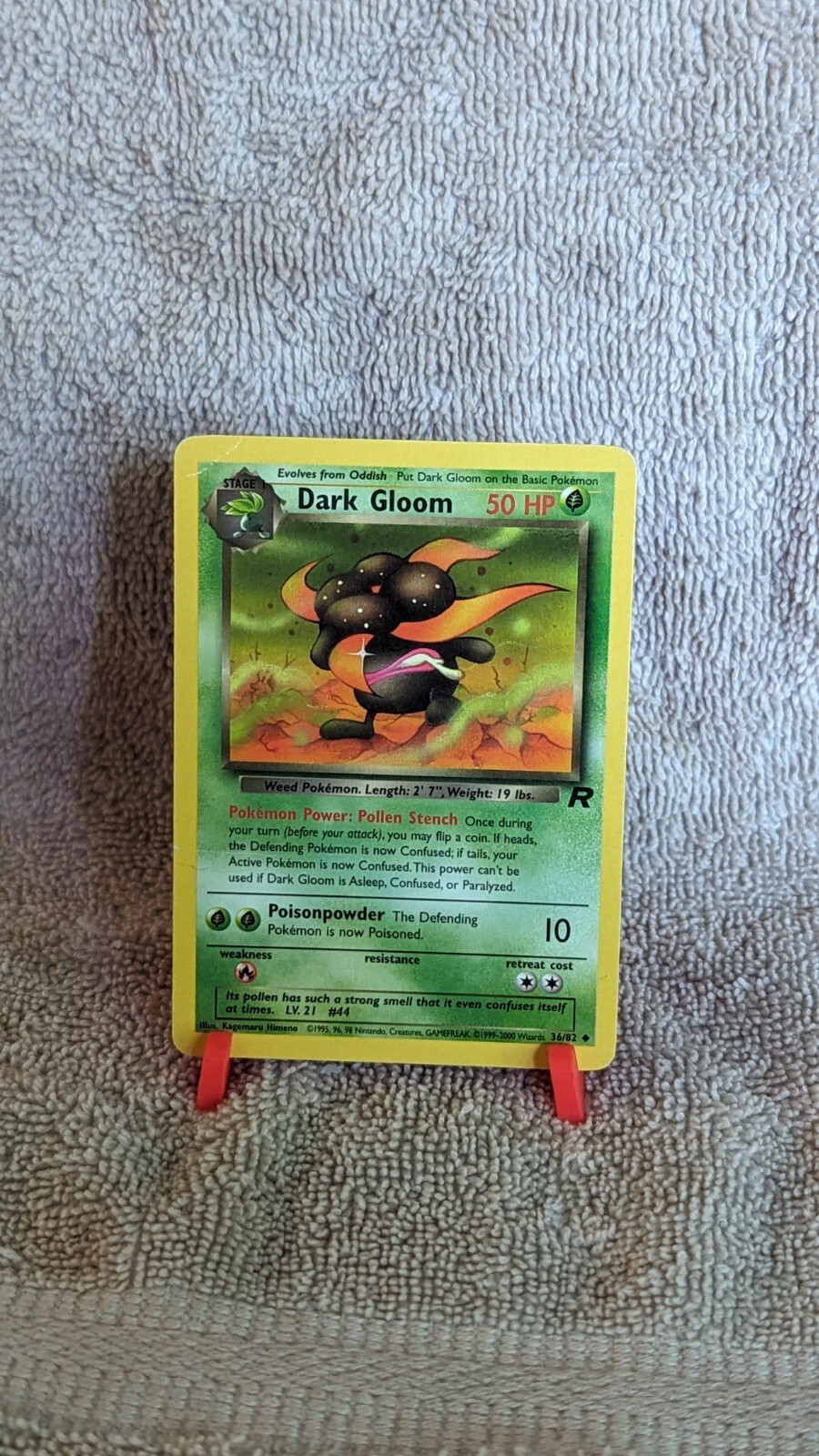 Pokemon Card - Team Rocket 36/82 - DARK GLOOM (uncommon) - NM