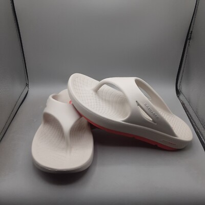 Skechers Go Recover Refresh Sandals Contend Women's 7M Beige Natural Arch Fit 