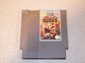 BAD DUDES Original NINTENDO NES Game Tested + Working  Cart Only