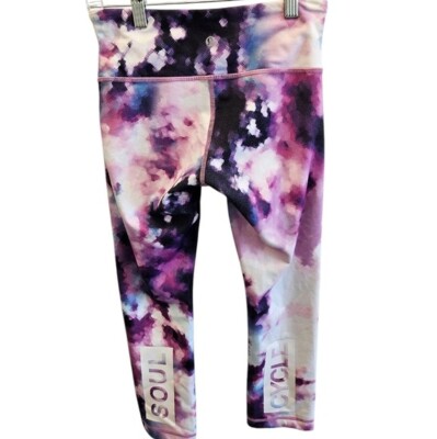 Lululemon Soulcycle Blooming Pixie Crop Leggings Women Size 4