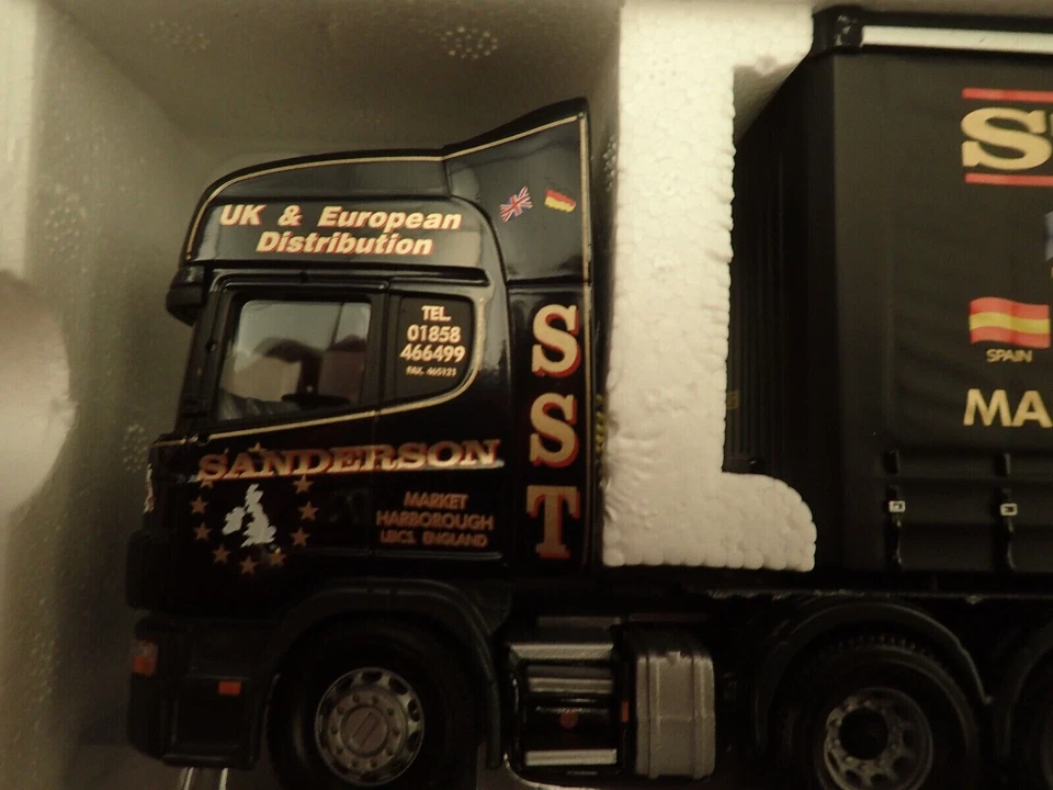 Corgi 1:50 CC12912 Scania Topline Curtainside Sanderson Undisplayed MIB - Image 2 of 4