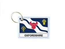 Double-Sided Keychain Flag United Kingdom Oxfordshire