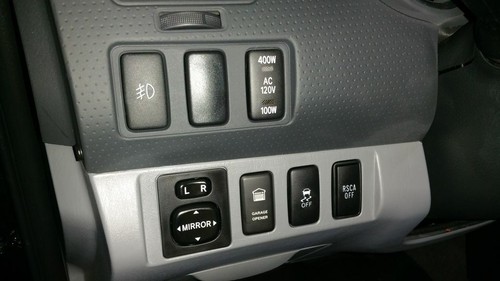BACKUP LIGHTS Blue Backlit Switch Tall Push Button 1.54"x 0.83" (Fit: Toyota) - Picture 5 of 6