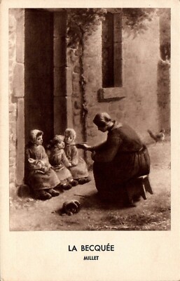 CPA - LA BECQUÉE - MILLET