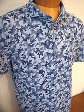 G/FORE Performance Fabric Camo Skulls Tees Slim Fit Polo Golf Shirt NWT L 120
