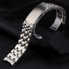 WATCH BAND STAINLESS STEEL FOR OMEGA SEAMASTER BRUSH FINISH BRACELET 20MM 22MM