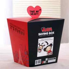 Figura de acción Pucca modelo de dibujos animados caja de ahorro figura