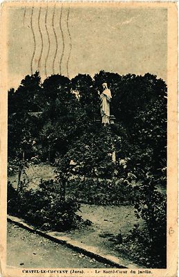 Old postcard Chatel le Convent Le Sacre - Coeur du Jardin (447289)