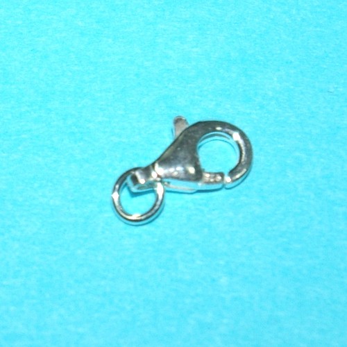 WHOLESALE LOTS 9mm Pear Shape Lobster Trigger Clasps Italian Sterling Silver 925 - Picture 11 of 11