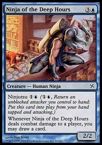 1x Ninja of the Deep Hours Betrayers of Kamigawa MtG Magic 1x Ninja of the Deep Hours Betrayers of Kamigawa MtG Magic
