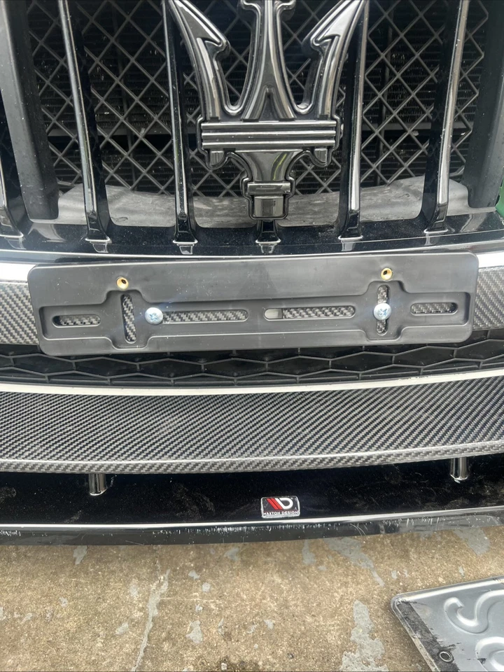 Kit de soporte de parachoques para placa de matrícula frontal para ALFA ROMEO FIAT MASERATI Foto 4 de 4