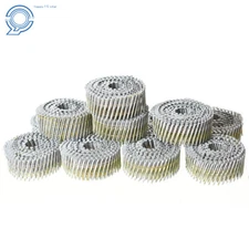 3600 Pcs 1-3/4"x0.092" Siding Nails15 Degree Collated Wire Coil Full Round Head