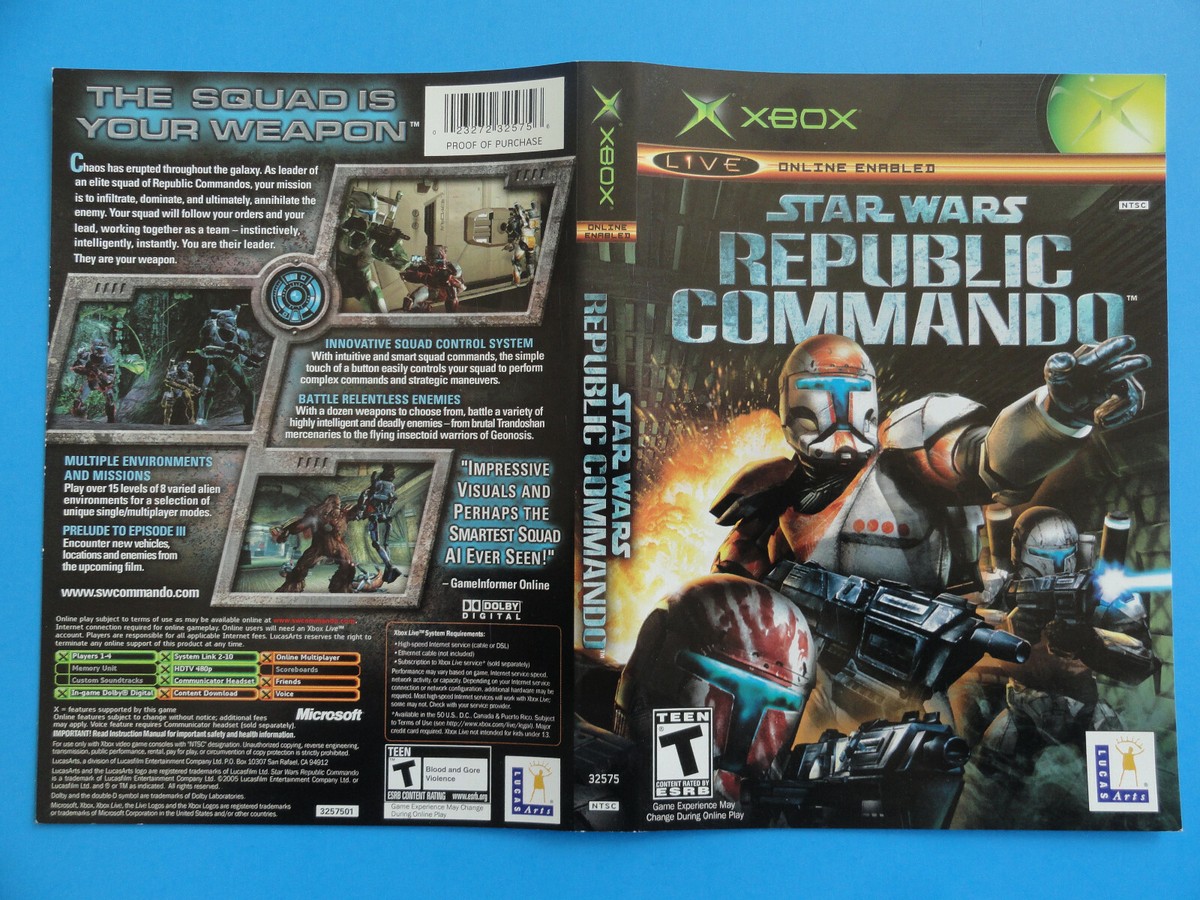 Xbox - xbox★STAR WARS REPUBLIC COMMANDO Buy Star Wars Republic Commando | Xbox