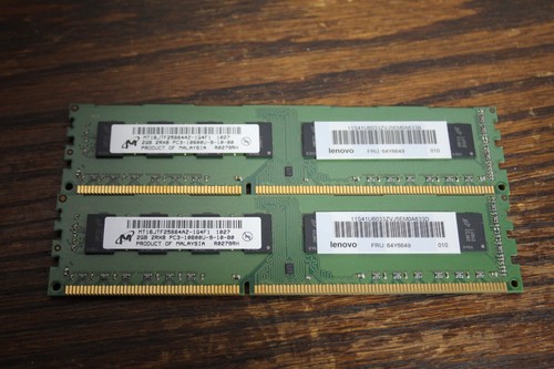 Micron MT16JTF25664AZ-1G4F1 4GB (2x2GB) PC3-10600 DDR3-1333 240-Pin Desktop RAM
