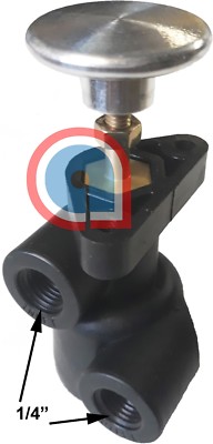 Push-Pull Control Valve Dash Mount Replaces Midland Haldex KN20033, 170.KN20033