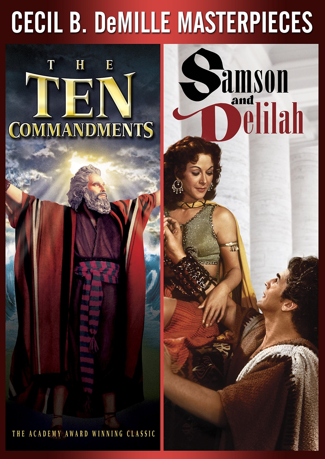 Ten Commandments (1956)/Samson and Delilah (DVD) Charlton Heston Yul Brynner