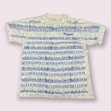 Vintage Kauia Hawaii AOP Puff print shirt XL OFSA Made In USA Single Stitch