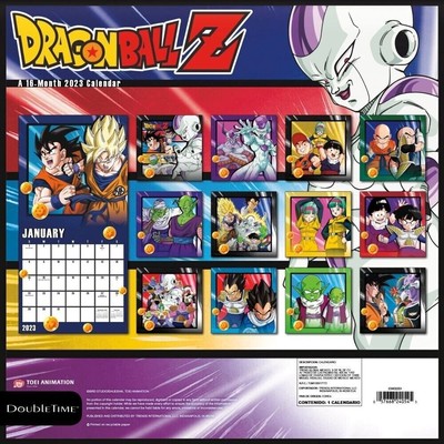 dragon-ball-z-anime-2023-wall-calendar-16-months-ebay