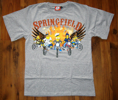 The Simpsons Herren T-Shirt Gr. M, L, XL SPRINGFIELD Bart, Nelson, Dolph, Jimbo