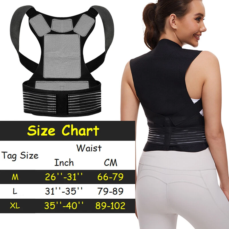 Rückenbandage Rückenhalter Lumbalbandage Haltungskorrektur Geradehalter Bandagen - Bild 2 von 4