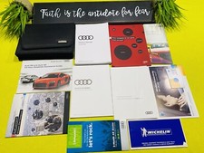    2018 AUDI R8 OWNERS MANUAL SET 5.2L 610hp 540hp R8 PLUS V10 COUPE SPYDER   