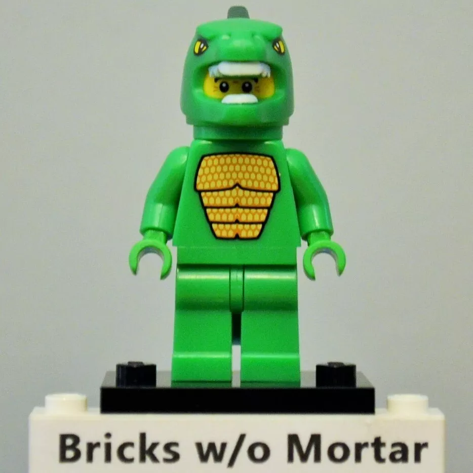 Lego Lizard Man 8805 Costume Gator Dinosaur Guy Collectible Minifigure  Series 5